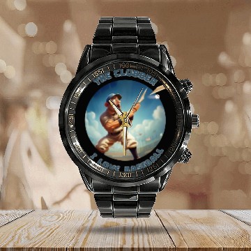 Discover The Clubber Breaks His Bat! Calendar Steel Band Watch