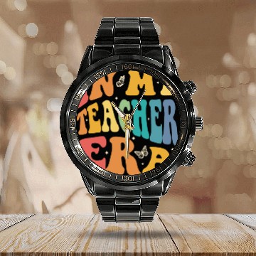 Discover Groovy In My Teacher Era, Teachers, Teaching Calendar Steel Band Watch