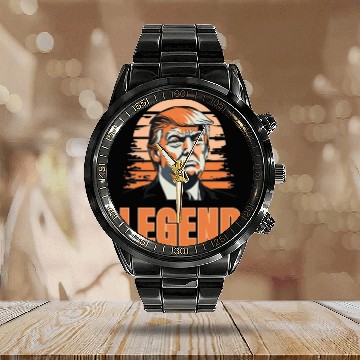 Discover Trump Legend Calendar Steel Band Watch