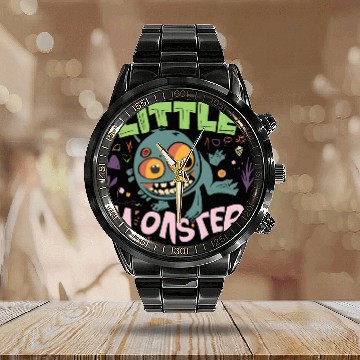 Discover Little Monster: Playful Beast! Calendar Steel Band Watch