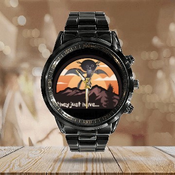 Discover Monsters bad reputation Calendar Steel Band Watch