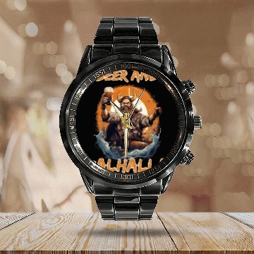 Discover Viking World Tour Vikings Valhalla Odin for a Men Calendar Steel Band Watch