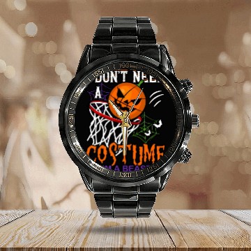 Discover I Don't Need a Costume Beast Basketball Sports Calendar Steel Band Watch