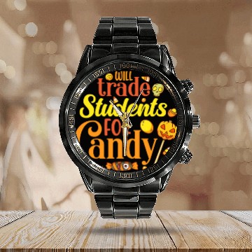 Discover This Is Some Boo Halloween Ghost Funny Calendar Steel Band Watch