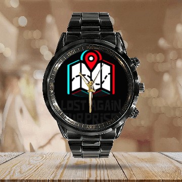 Discover Lost again surprise Calendar Steel Band Watch