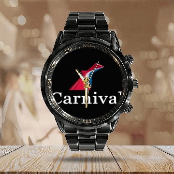Discover Big Cruise Travel in US Calendar Steel Band Watch
