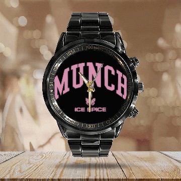 Discover Munch Ice Spice Calendar Steel Band Watch