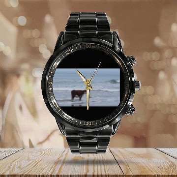 Discover I May Be Stupid Calendar Steel Band Watch
