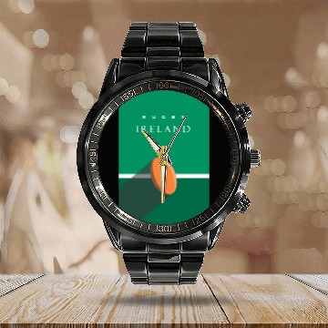 Discover RUGBY IRELAND Calendar Steel Band Watch