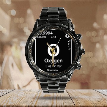 Discover Oxygen Element (white) Calendar Steel Band Watch