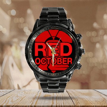 Discover Phillies Red October Philly Philadelphia Calendar Steel Band Watch