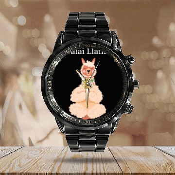 Discover Dalai Llama Calendar Steel Band Watch