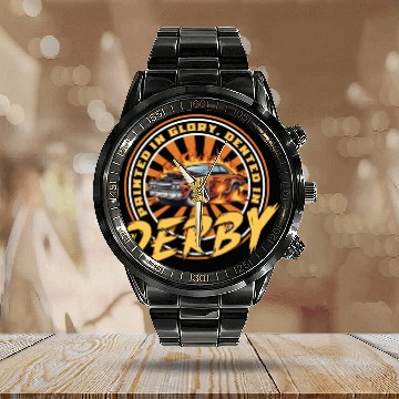 Discover Demo Derby Demolition Derby Demolition Derby Lover Calendar Steel Band Watch