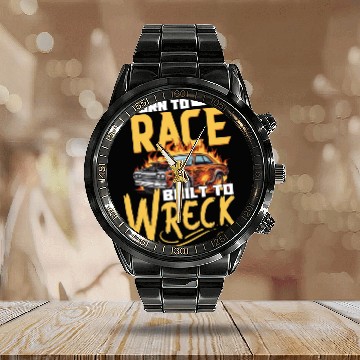 Discover Demo Derby Demolition Derby Demolition Derby Lover Calendar Steel Band Watch