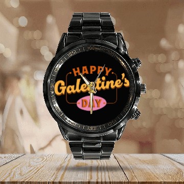 Discover Be My Galentine. Galentine's Day Calendar Steel Band Watch
