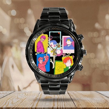 Discover Army KPop Fancy and Love Fans Calendar Steel Band Watch