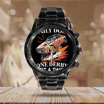 Discover Demo Derby Demolition Derby Demolition Derby Lover Calendar Steel Band Watch