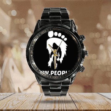 Discover Ew People Big Foot Calendar Steel Band Watch