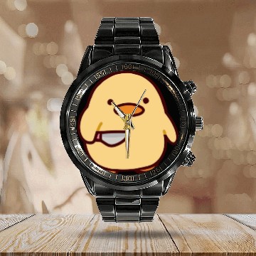 Discover Funny Goofy Ahh Calendar Steel Band Watch