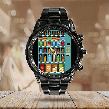 Discover Vending Machine Drinks Vending Machine Calendar Steel Band Watch