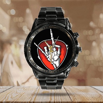 Discover Heavy Metal Calendar Steel Band Watch