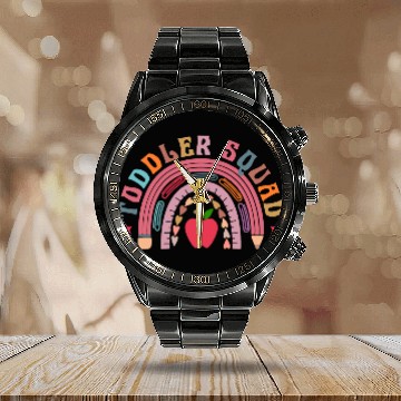 Discover Daycare Teacher Calendar Steel Band Watch Early Childhood Educator