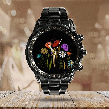 Discover Kindergarten Teacher Calendar Steel Band Watch