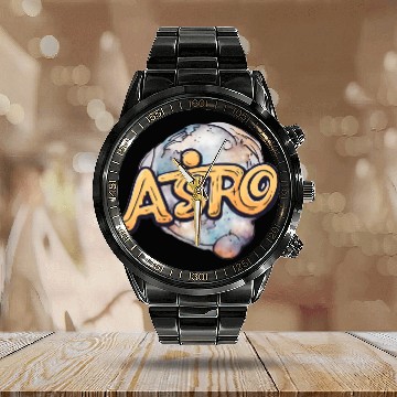 Discover Astro rock Calendar Steel Band Watch