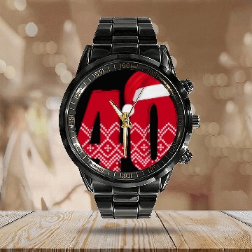 Discover 40th Happy Birthday Wedding Anniversary - Forty Calendar Steel Band Watch