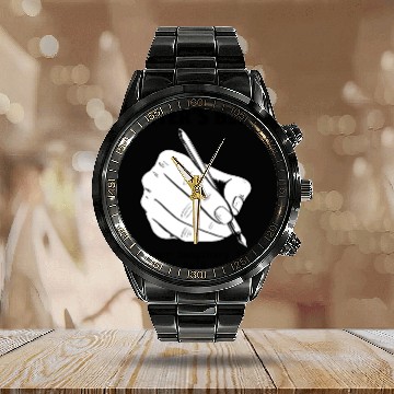 Discover Writer's Block When Your Imaginary Friends Won't Calendar Steel Band Watch