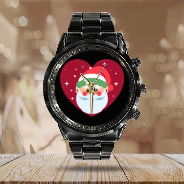 Discover Santa Magic Calendar Steel Band Watch