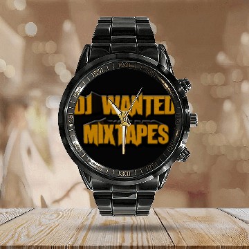 Discover Popular Youtube Mixtape Dj Logo Calendar Steel Band Watch