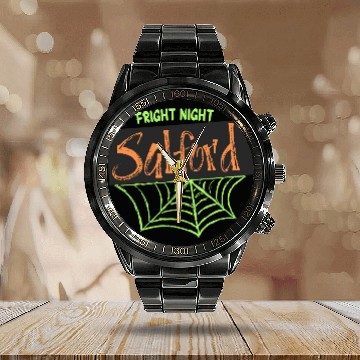 Discover Salford - Fright Night  D83C DF19 D83D DC7B Calendar Steel Band Watch