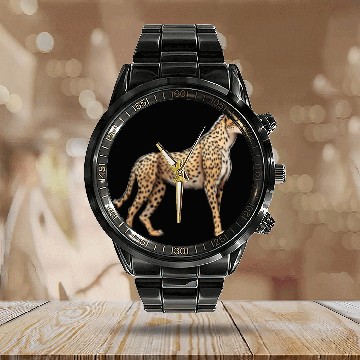 Discover Leopard Calendar Steel Band Watch