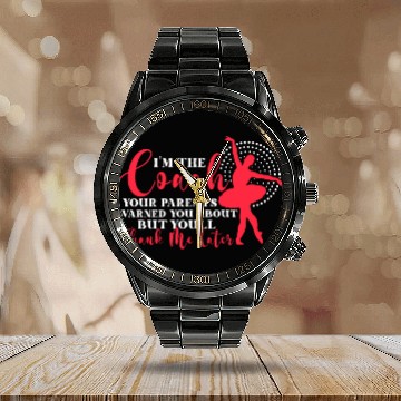 Discover Ballet Dancing Sarcastic Quote Dance Class Trainer Calendar Steel Band Watch