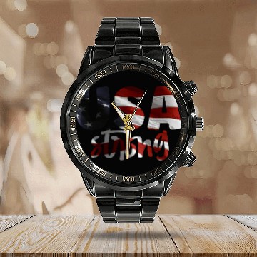 Discover Usa strong Calendar Steel Band Watch