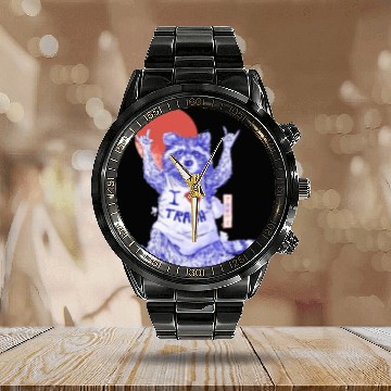 Discover I Love Trash Cute Funny Metal Raccoon Gift Calendar Steel Band Watch