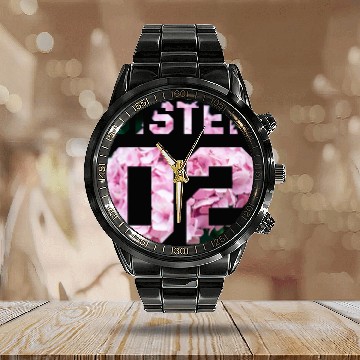 Discover COUPLE FLOWER SISTER 02 Calendar Steel Band Watch