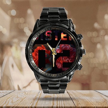 Discover COUPLE FLOWER SISTER 02 Calendar Steel Band Watch