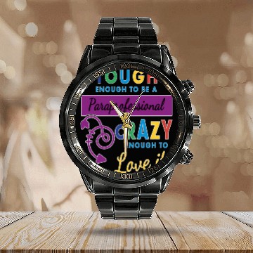 Discover Teacher Assistant For Paraprofessional Calendar Steel Band Watch