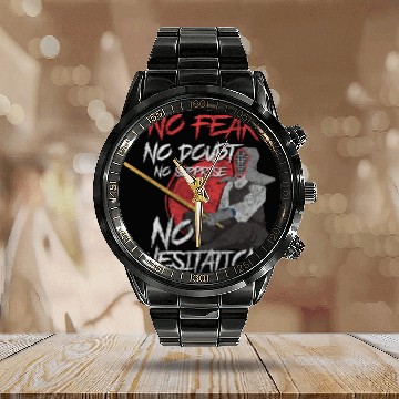 Discover Japan Aikido Honor Calendar Steel Band Watch