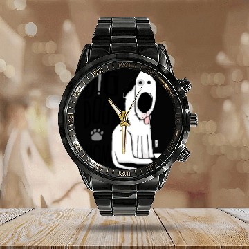 Discover Big Dog Mom Calendar Steel Band Watch