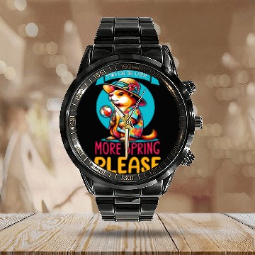 Discover Groundhog Day 2024 Enthusiast February 2nd Calendar Steel Band Watch