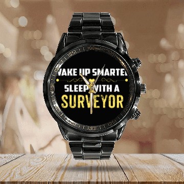 Discover Wake Up Smarter Sleep With A SURVEYOR Calendar Steel Band Watch