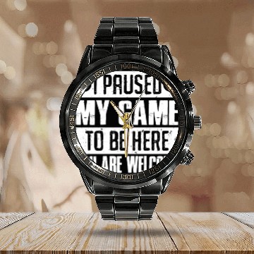 Discover Video Player Addicted I Paused My Game to be Here Calendar Steel Band Watch