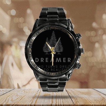 Discover HIKING DREAMER Calendar Steel Band Watch