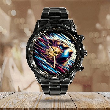 Discover Groundhog Day 2024 Enthusiast February 2nd Calendar Steel Band Watch