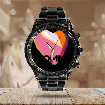Discover I love you tommy devito wpap Calendar Steel Band Watch