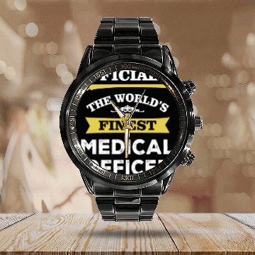 Discover The World's Finest Medical Officer Calendar Steel Band Watch
