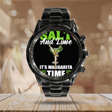 Discover Salt & Lime Alcoholic Person Gift Calendar Steel Band Watch